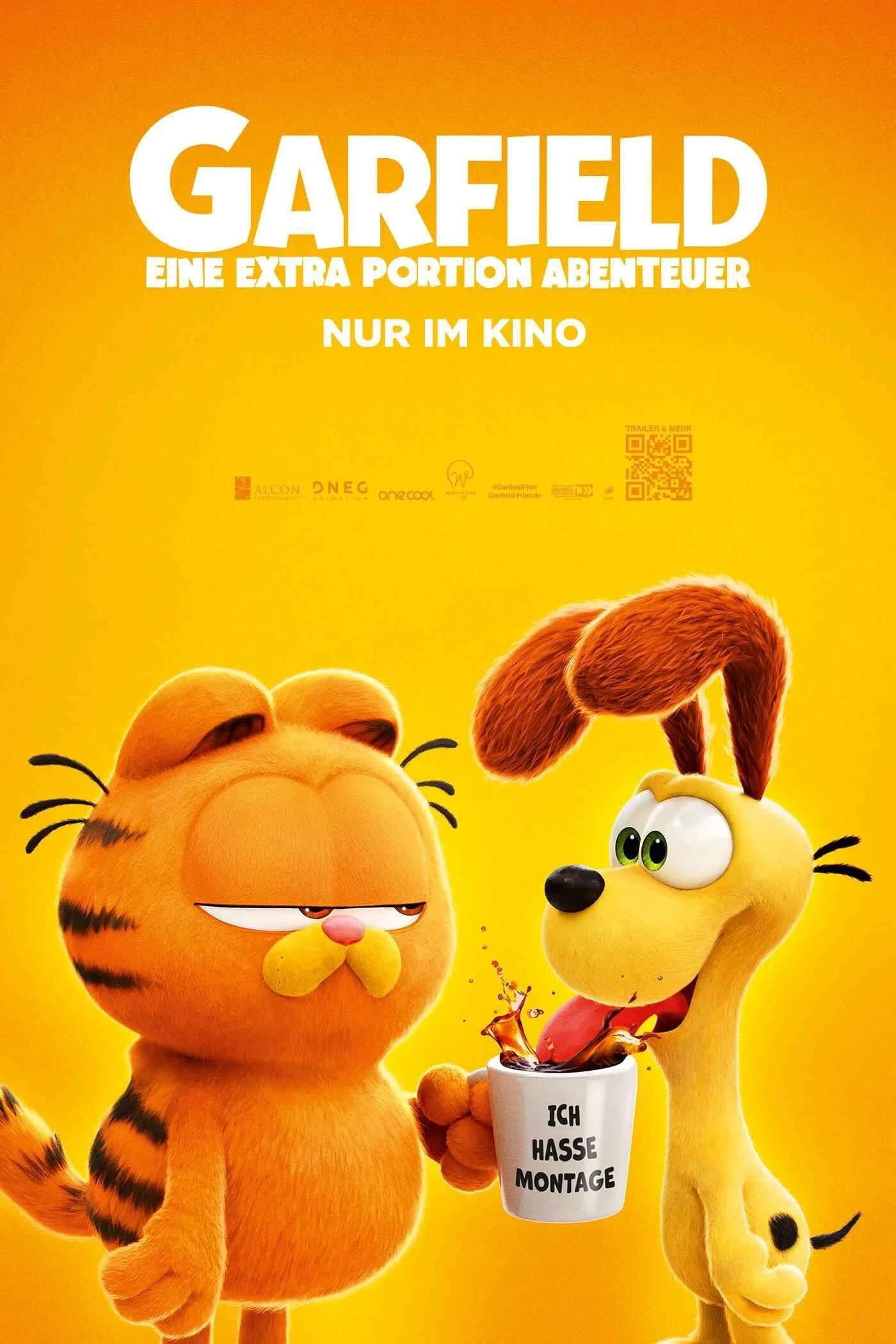 The Garfield Movie (2024) - Stream Animation movies with ATLAS PRO IPTV service